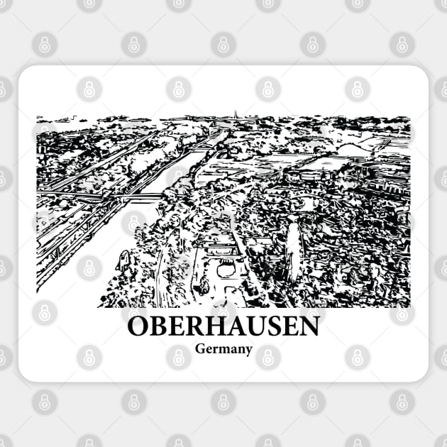 Oberhausen - Germany Magnet by Lakeric